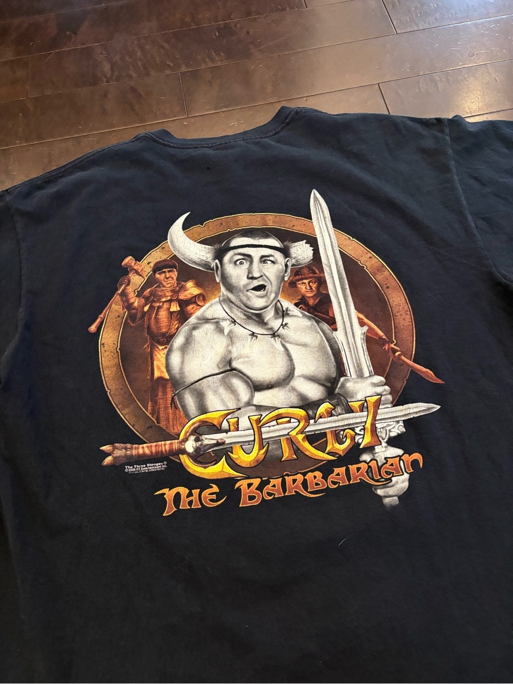 Vintage cury the barbarian tee